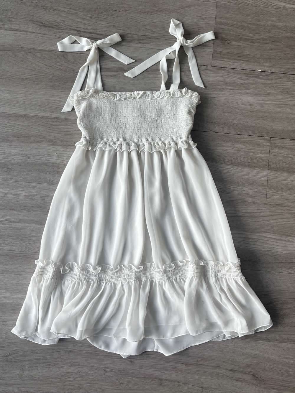 Aritzia Sunday Best Light Birch Fairey Dress - Picture 3 of 9